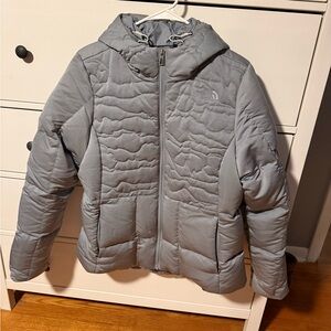 The North Face Silver Hooded Jacket